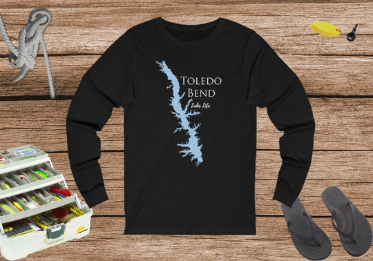 Toledo Bend Life Unisex Cotton Jersey Long Sleeve Tee - Texas Lake