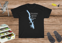 Toledo Bend Lake Life Heavy Cotton Tee - Texas and Louisiana Lake
