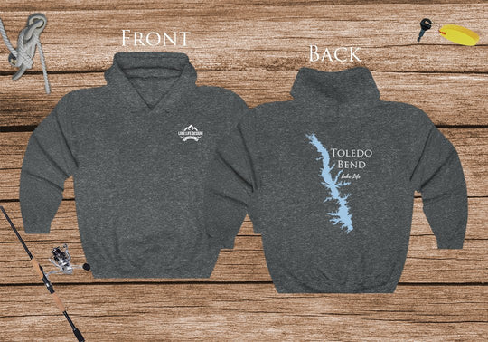 Toledo Bend Lake Life Hoodie - BACK PRINTED - Sweatshirt - Texas Lake