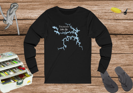 Truman Lake Life Unisex Cotton Jersey Long Sleeve Tee - Missouri Lake