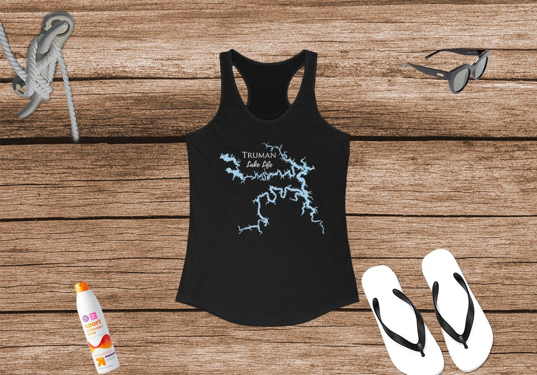 Truman Lake Life Women's Ideal Racerback Tank - Missouri Lake