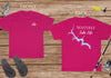 Wateree Lake Life - Cotton Short Sleeved - FRONT & BACK PRINTED - Short Sleeved Cotton Tee - South Carolina Lake