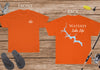 Wateree Lake Life - Cotton Short Sleeved - FRONT & BACK PRINTED - Short Sleeved Cotton Tee - South Carolina Lake
