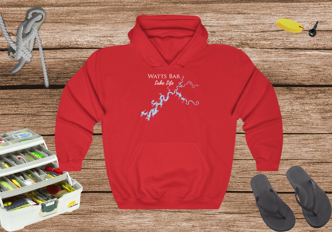 Watts Bar Lake Life Hoodie Sweatshirt - Tennessee Lake