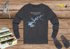 Lake Wedowee AL- Cotton - Front Print - Unisex Jersey Long Sleeve Tee - Alabama Lake