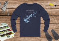 Lake Wedowee AL- Cotton - Front Print - Unisex Jersey Long Sleeve Tee - Alabama Lake