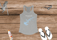 Lake Wedowee Alabama - Women's Ideal Racerback Tank - Alabama Lake