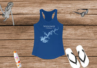 Lake Wedowee Alabama - Women's Ideal Racerback Tank - Alabama Lake