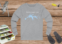 Weiss Lake Life Unisex Cotton Jersey Long Sleeve Tee - Alabama  Lake