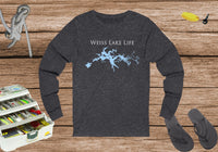 Weiss Lake Life Unisex Cotton Jersey Long Sleeve Tee - Alabama  Lake