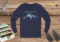 Weiss Lake Life Unisex Cotton Jersey Long Sleeve Tee - Alabama  Lake