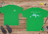 Weiss Lake Life - Cotton Short Sleeved - FRONT & BACK PRINTED - Short Sleeved Cotton Tee - Georgia Lake