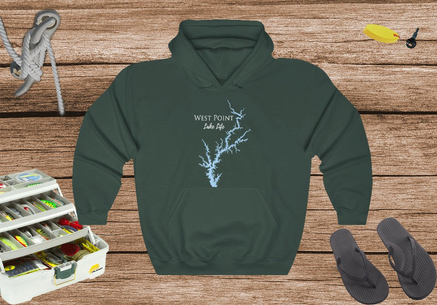 West Point Lake Life Hoodie Sweatshirt - Georgia Lake