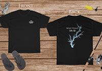 West Point Lake Life - Cotton Short Sleeved - FRONT & BACK PRINTED - Short Sleeved Cotton Tee - Georgia Lake
