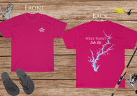 West Point Lake Life - Cotton Short Sleeved - FRONT & BACK PRINTED - Short Sleeved Cotton Tee - Georgia Lake