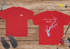 Load image into Gallery viewer, West Point Lake Life - Cotton Short Sleeved - FRONT &amp; BACK PRINTED - Short Sleeved Cotton Tee - Georgia Lake