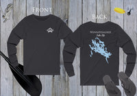 Winnipesaukee Lake Life Unisex Cotton Jersey Long Sleeve Tee - Back Printed - New Hampshire Lake