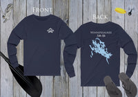 Winnipesaukee Lake Life Unisex Cotton Jersey Long Sleeve Tee - Back Printed - New Hampshire Lake
