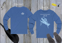 Winnipesaukee Lake Life Unisex Cotton Jersey Long Sleeve Tee - Back Printed - New Hampshire Lake