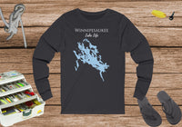 Winnipesaukee Lake Life Unisex Cotton Jersey Long Sleeve Tee - New Hampshire Lake
