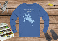 Winnipesaukee Lake Life Unisex Cotton Jersey Long Sleeve Tee - New Hampshire Lake