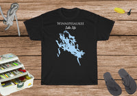 Winnipesaukee Lake Life Heavy Cotton Tee - New Hampshire Lake