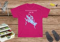 Winnipesaukee Lake Life Heavy Cotton Tee - New Hampshire Lake
