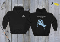 Winnipesaukee - Front and Back - Unisex Heavy Blend Hooded Sweatshirt - New Hamphsire Lake