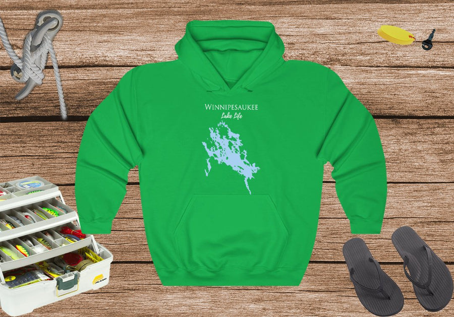 Winnipesaukee Lake Life Hoodie Sweatshirt - New Hampshire Lake