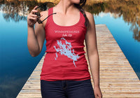 Winnipesaukee Lake Life Women's Ideal Racerback Tank - New Hampshire Lake