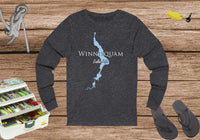 Winnisquam Lake Life - Unisex Cotton Jersey Long Sleeve Tee - New Hampshire Lake