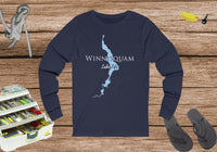 Winnisquam Lake Life - Unisex Cotton Jersey Long Sleeve Tee - New Hampshire Lake