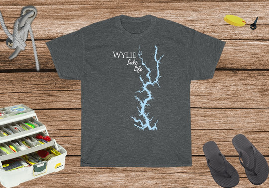 Lake Wylie Heavy Cotton Tee - North Carolina and South Carolina Lake