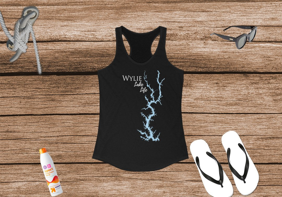 Wylie Lake Life Women's Ideal Racerback Tank -  North Carolina and South Carolina Lake