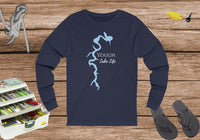 Yough Lake Life Unisex Cotton Jersey Long Sleeve Tee - Youghiogheny Lake - Maryland Lake