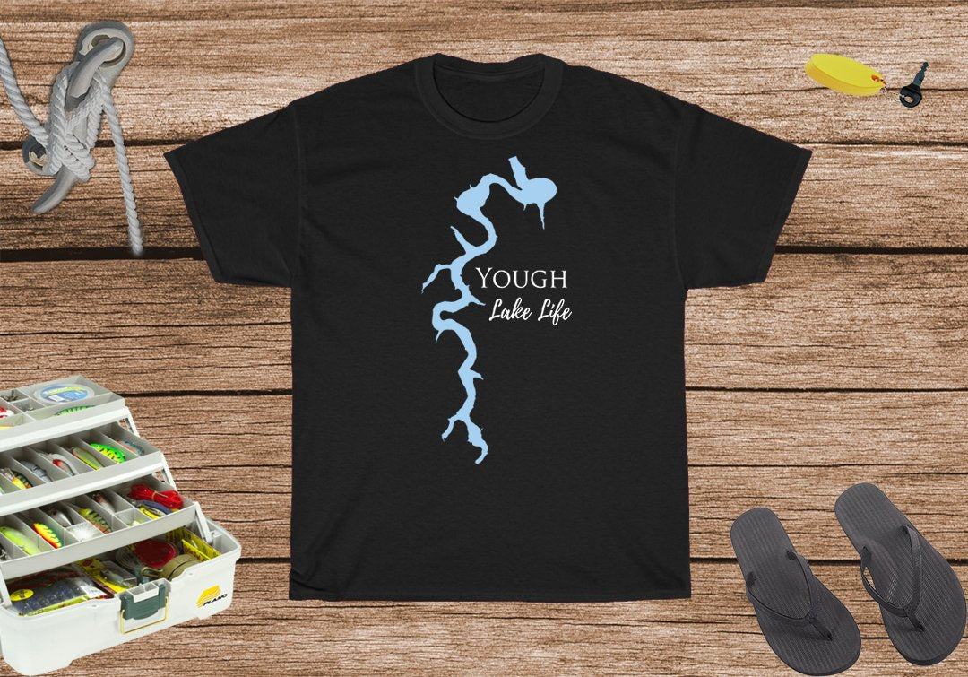 Yough Lake Life Heavy Cotton Tee - Youghiogheny - Maryland Lake