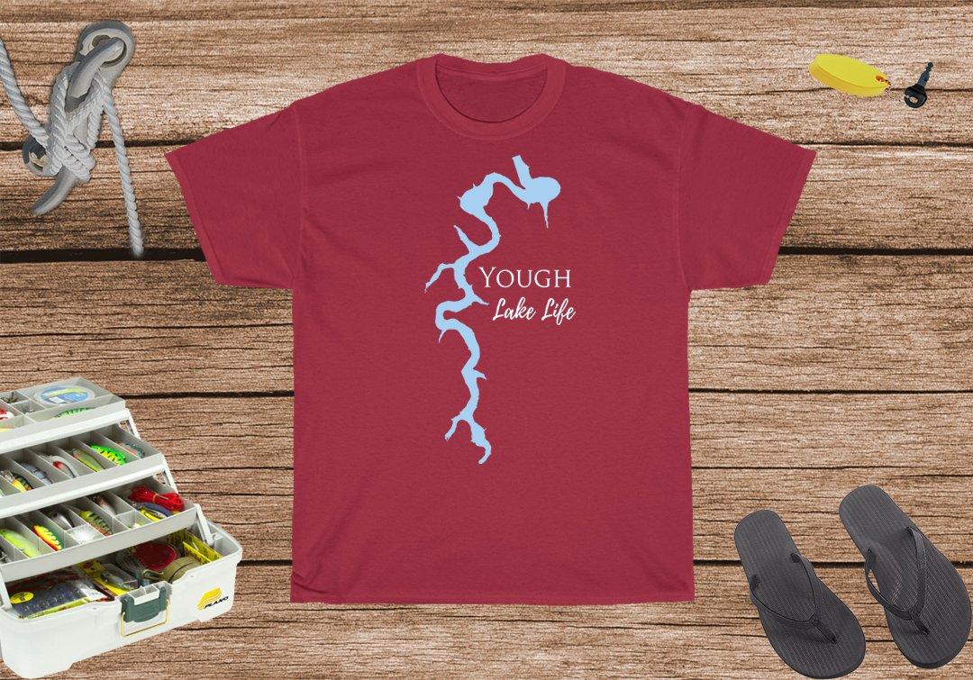 Yough Lake Life Heavy Cotton Tee - Youghiogheny - Maryland Lake