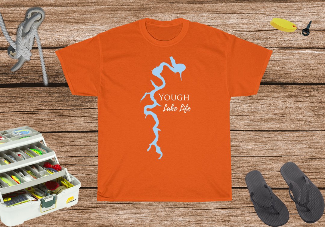 Yough Lake Life Heavy Cotton Tee - Youghiogheny - Maryland Lake