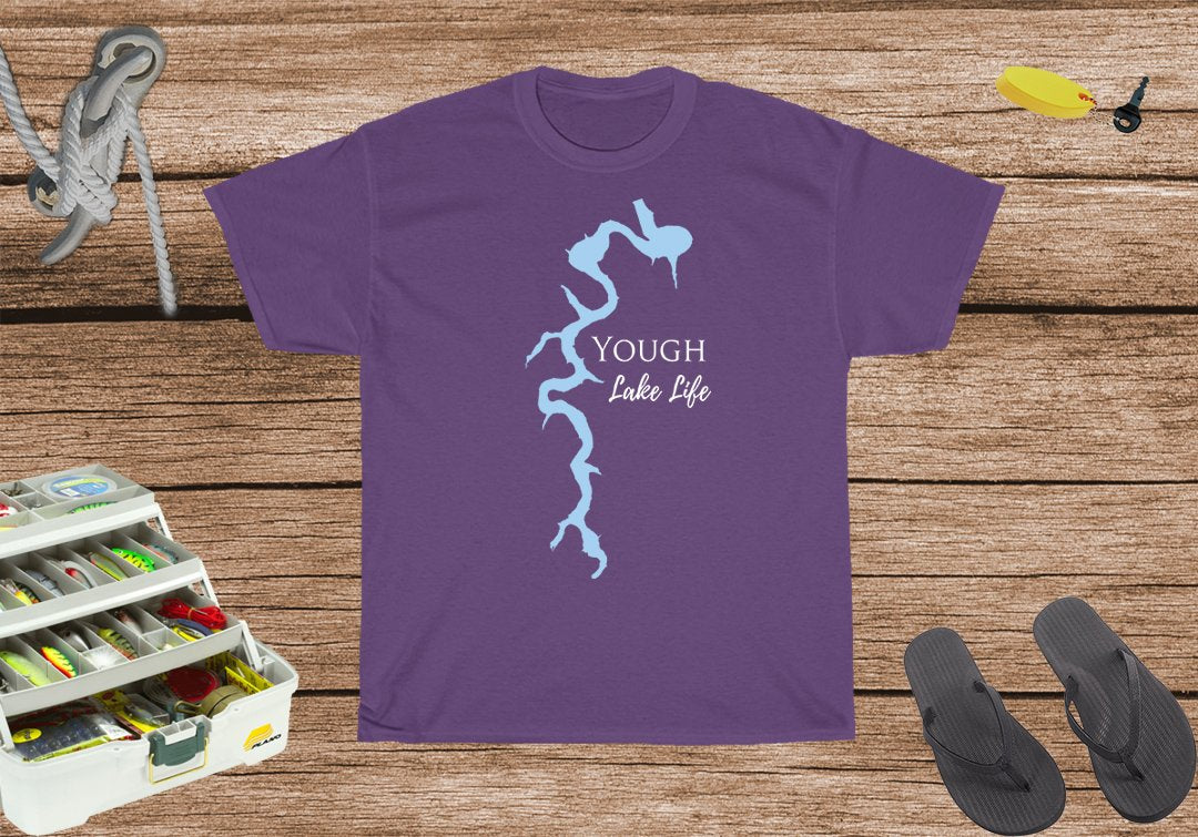 Yough Lake Life Heavy Cotton Tee - Youghiogheny - Maryland Lake