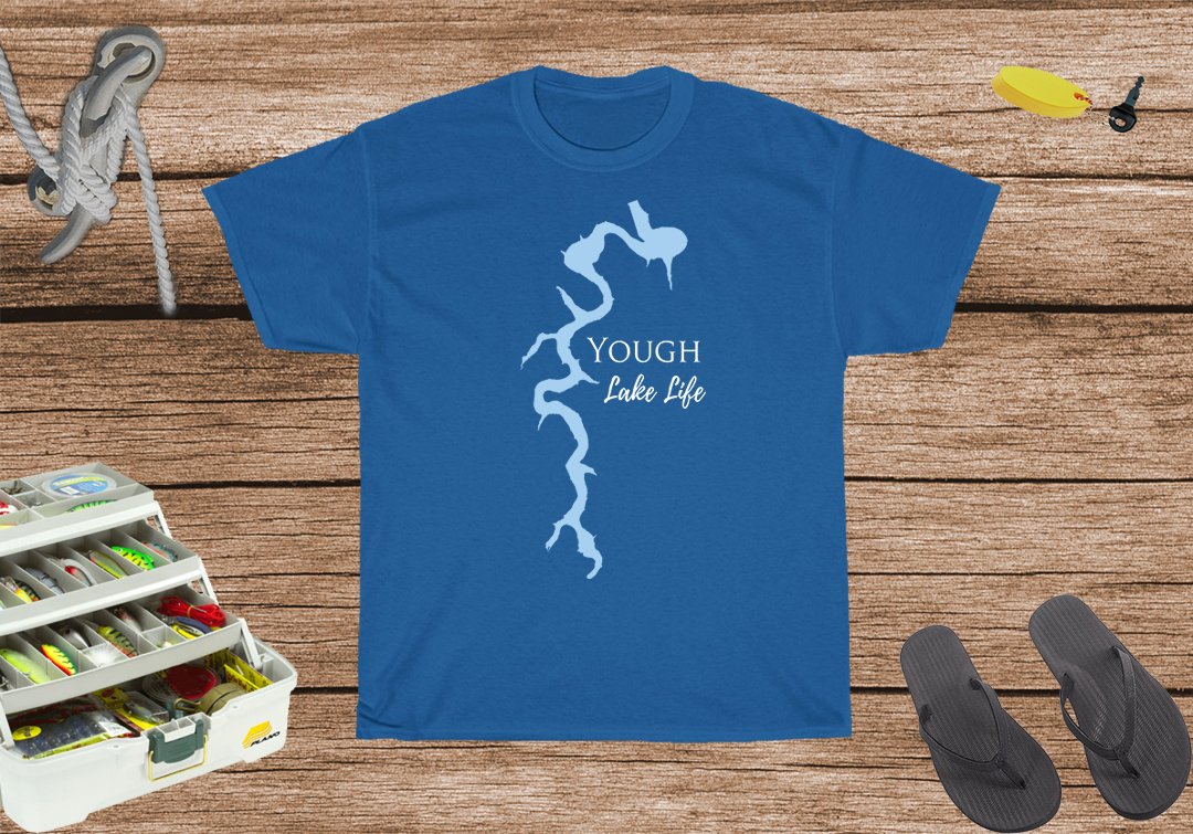 Yough Lake Life Heavy Cotton Tee - Youghiogheny - Maryland Lake