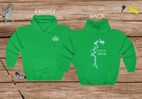 Yough Lake Life Hoodie - Front & Back Printed - High Quality Lake Life Hooded Sweatshirt - Heavy Hooded Sweatshirt - Maryland Lake