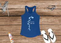 Yough Lake Life Women's Ideal Racerback Tank - Youghiogheny Lake - Maryland Lake